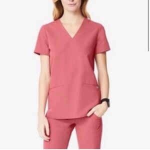 Figs Quartz pink Scrub Top